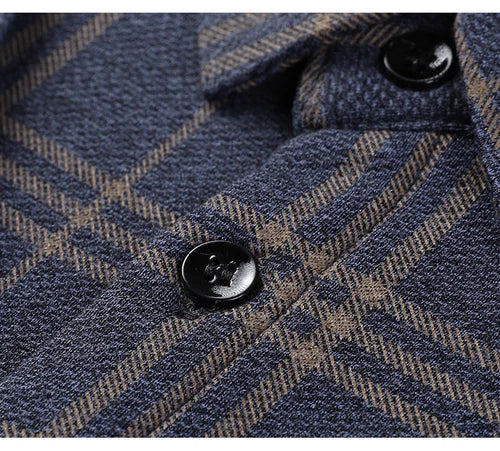 Męski sweter termiczny z podwójną podszewką wewnętrzną