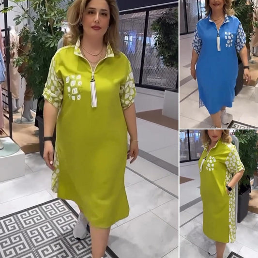 Nowa elegancka sukienka z zamkiem