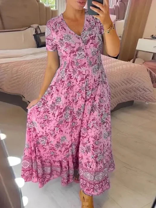 Sukienka w kwiaty
