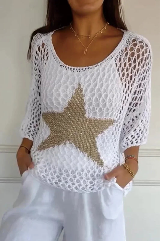 Sweter z gwiazdą